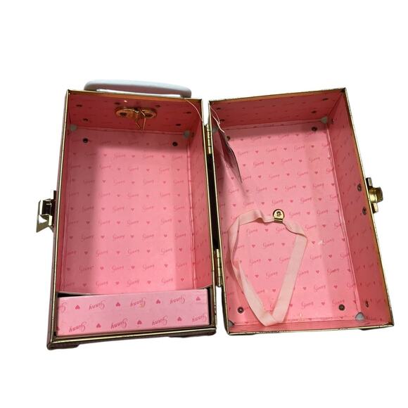 Vintage 1987 Pink Ginny Doll Clothes Case Trunk Closet Suitcase Vogue Dolls - Picture 9 of 9